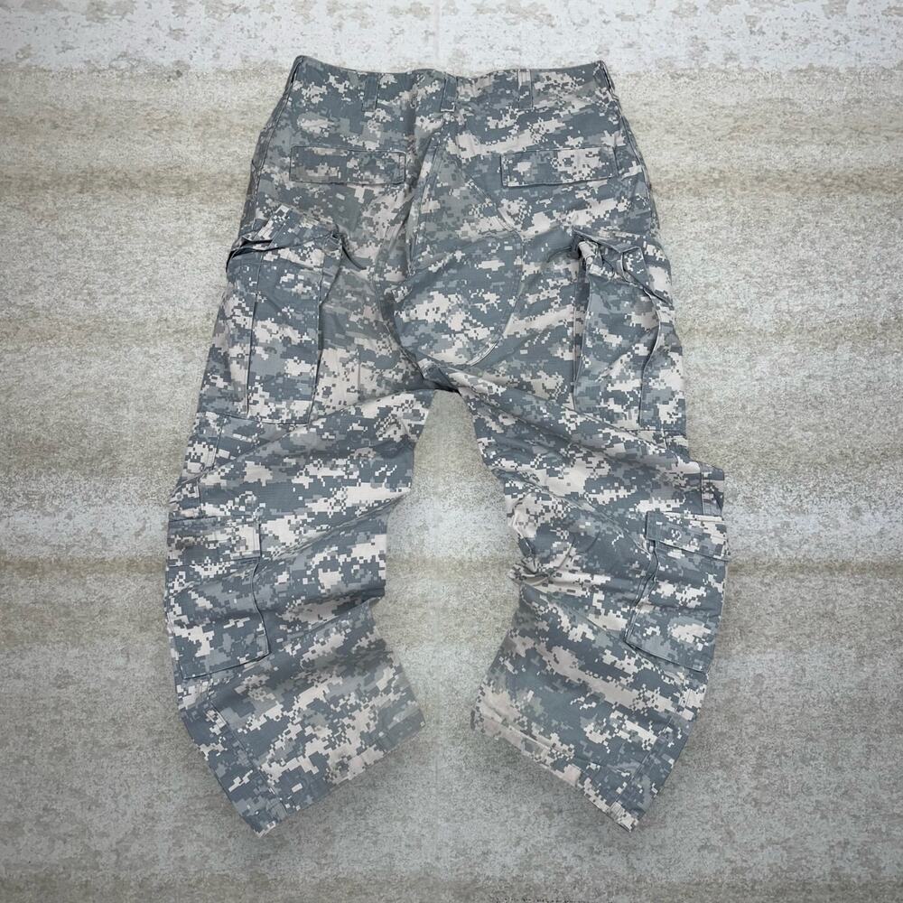 Vintage 90s Digital Military Camo Tactical Pants 32x30 Baggy Fit Cargos Medium